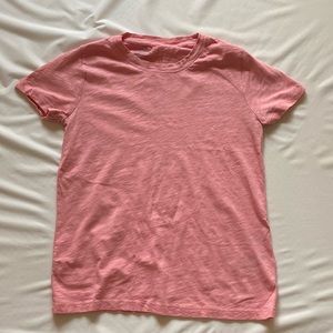 JCrew baby pink girlfriend tee shirt size small